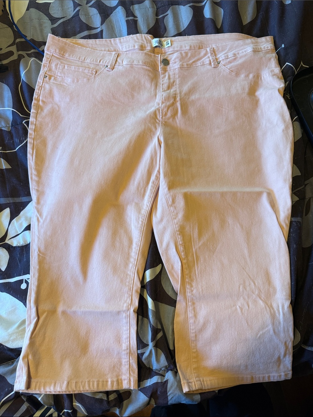 Royalty For Me Light Pink Cropped Jeans